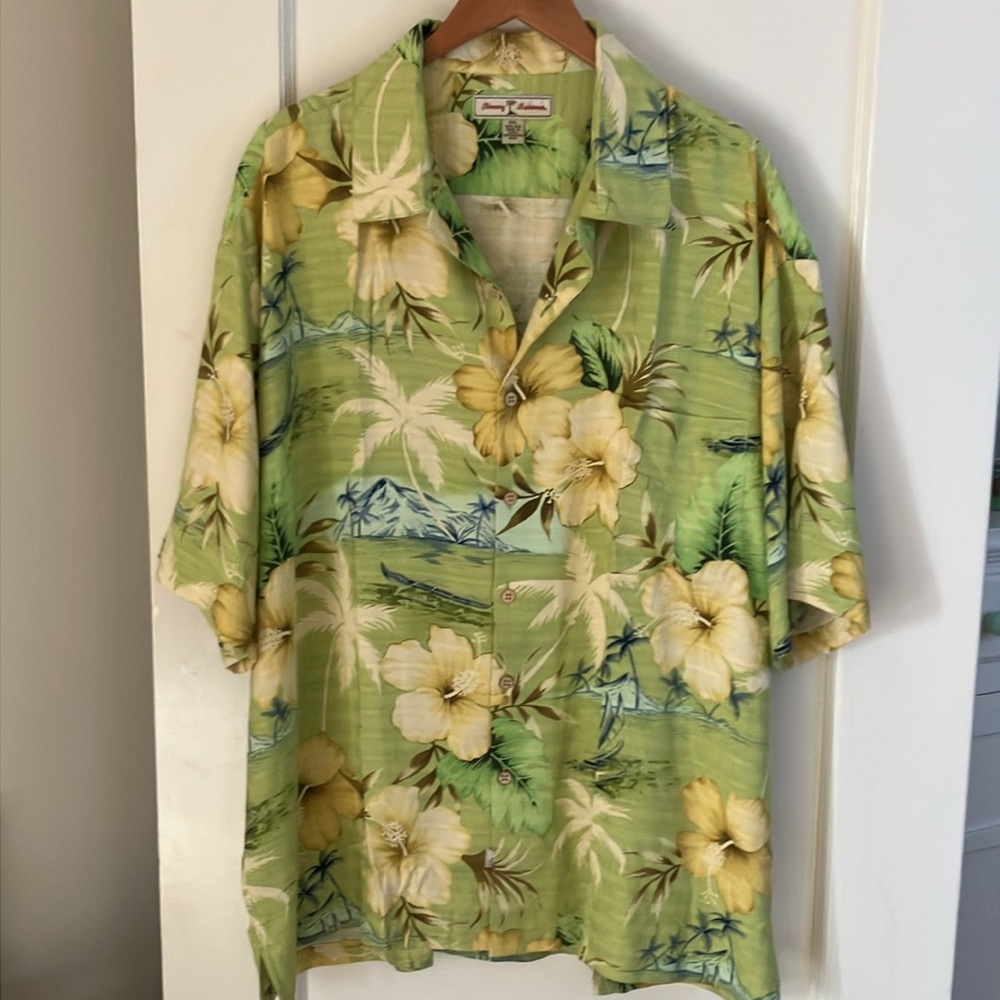NWOT Amazing Tommy Bahama Silk Shirt Men’s Size XXL